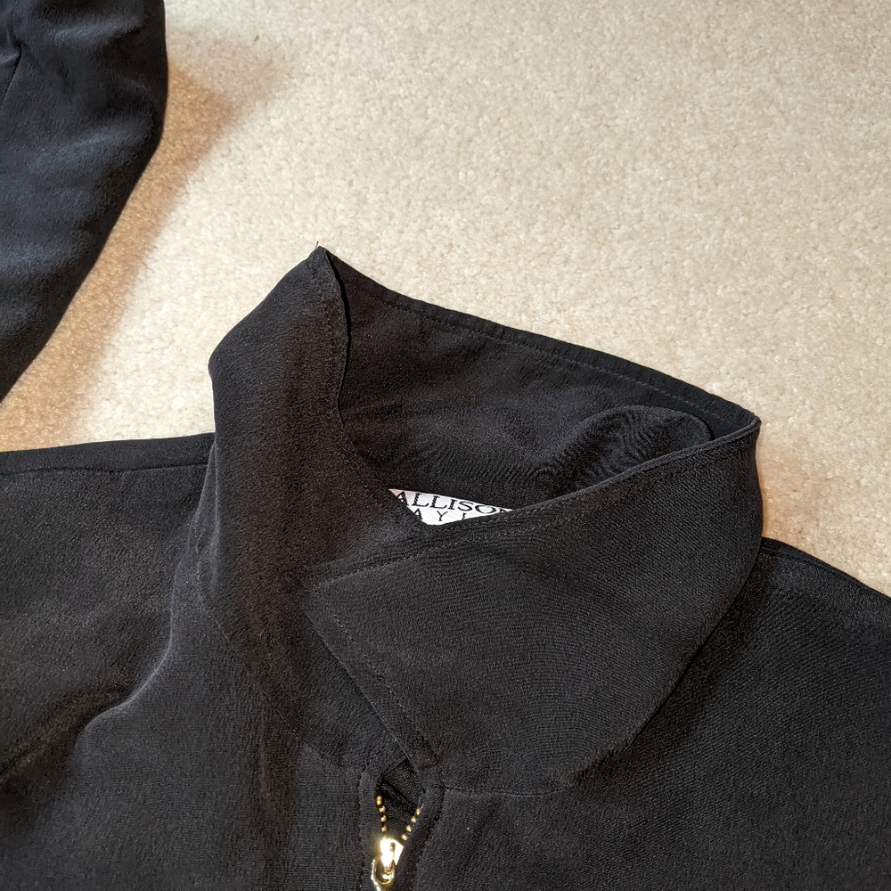 Allison Taylor black zipper jacket - Picture 7 of 15